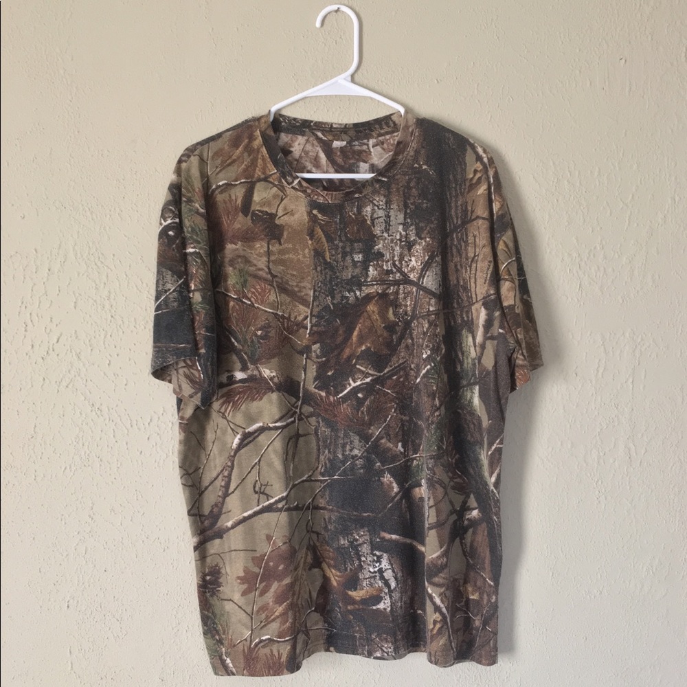 All-over Camo Crewneck T-Shirt  XL ✨